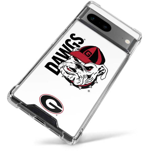 University of Georgia Dawgs Google Pixel 7a Clear Case